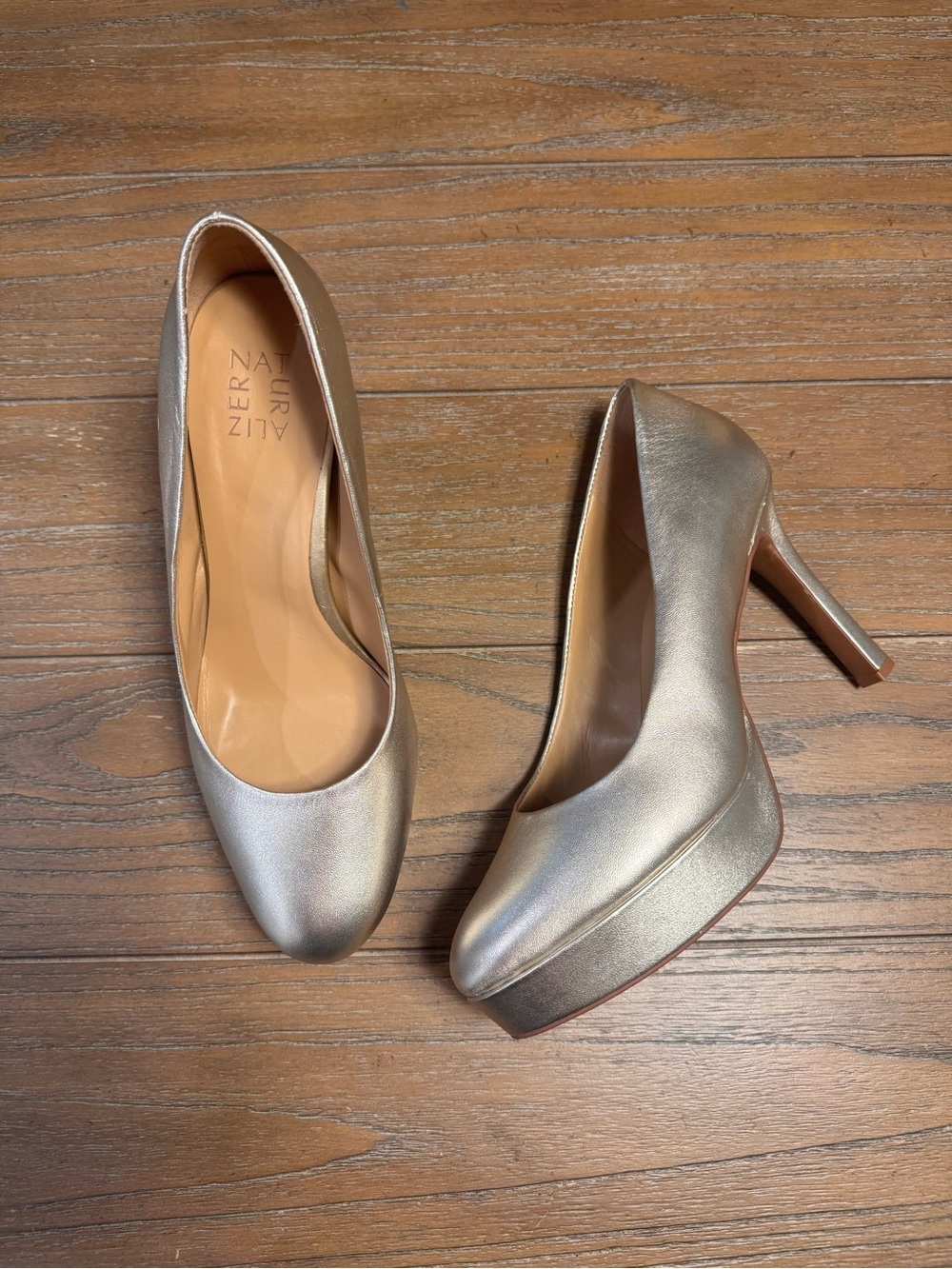 Naturalizer Metallic Gold/Silver Platform Pumps